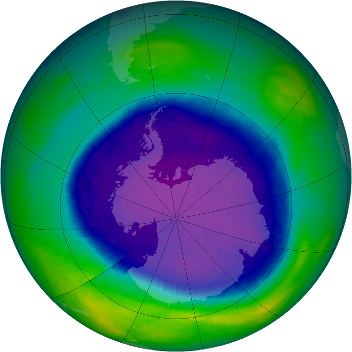 Ozone Map 1994-09-25